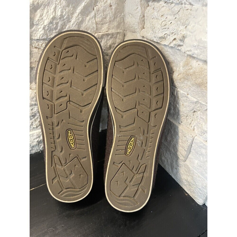 KEEN Timberline Seal Brown Wool Mules Womens Sz 6 Slip On Casual Comfort Shoes - Picture 6 of 9